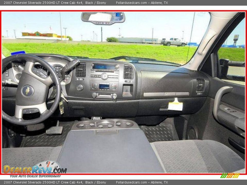 2007 Chevrolet Silverado 2500HD LT Crew Cab 4x4 Black / Ebony Photo #24