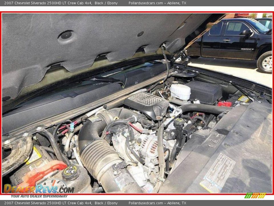 2007 Chevrolet Silverado 2500HD LT Crew Cab 4x4 Black / Ebony Photo #26