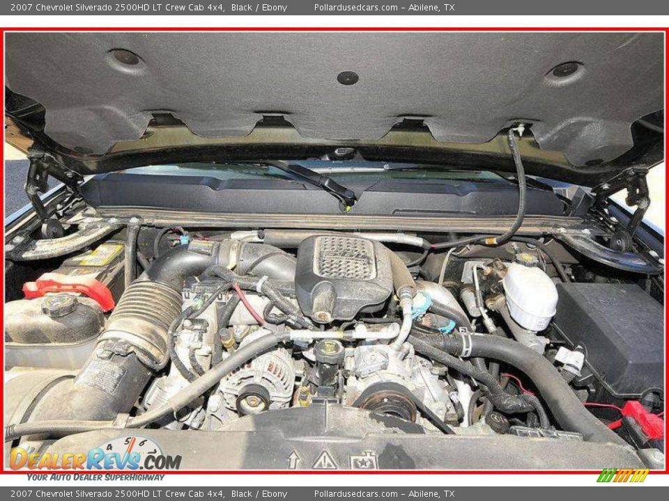 2007 Chevrolet Silverado 2500HD LT Crew Cab 4x4 Black / Ebony Photo #27