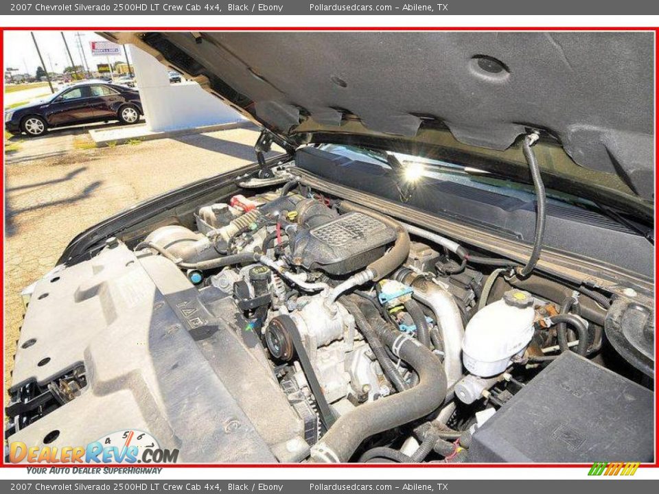 2007 Chevrolet Silverado 2500HD LT Crew Cab 4x4 Black / Ebony Photo #28