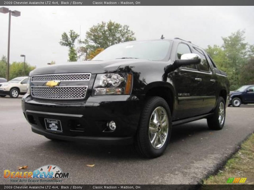 2009 Chevrolet Avalanche LTZ 4x4 Black / Ebony Photo #1