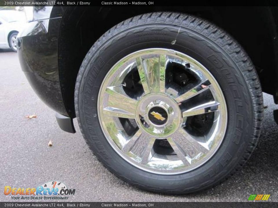 2009 Chevrolet Avalanche LTZ 4x4 Black / Ebony Photo #6