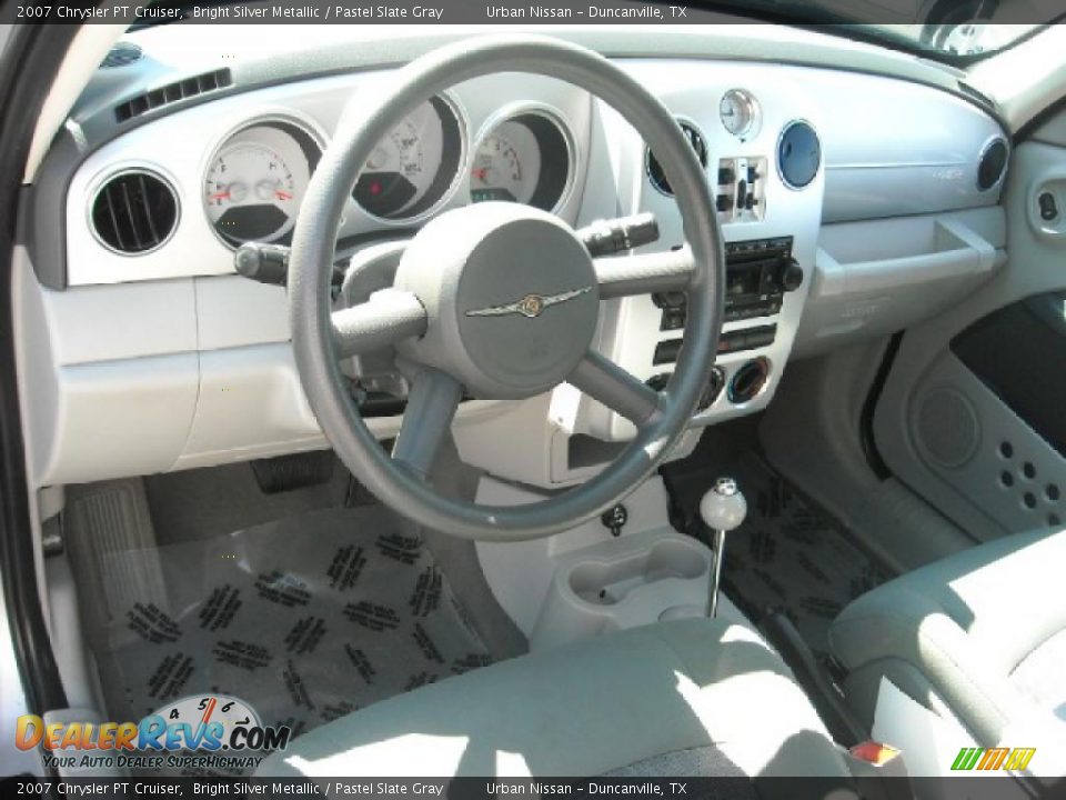 2007 Chrysler PT Cruiser Bright Silver Metallic / Pastel Slate Gray Photo #10
