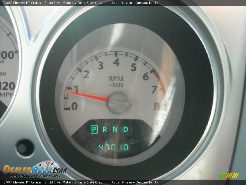 2007 Chrysler PT Cruiser Bright Silver Metallic / Pastel Slate Gray Photo #12