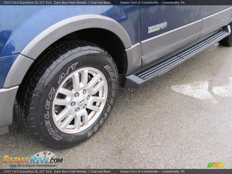 2007 Ford Expedition EL XLT 4x4 Dark Blue Pearl Metallic / Charcoal Black Photo #3