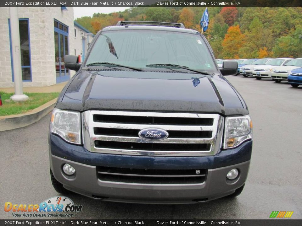 2007 Ford Expedition EL XLT 4x4 Dark Blue Pearl Metallic / Charcoal Black Photo #4