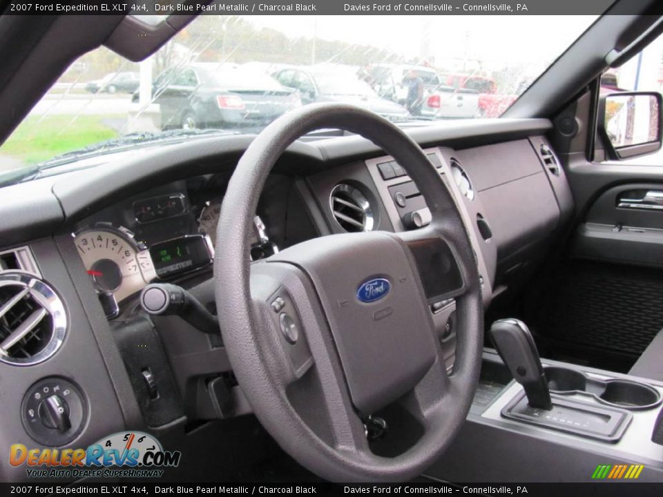 2007 Ford Expedition EL XLT 4x4 Dark Blue Pearl Metallic / Charcoal Black Photo #7