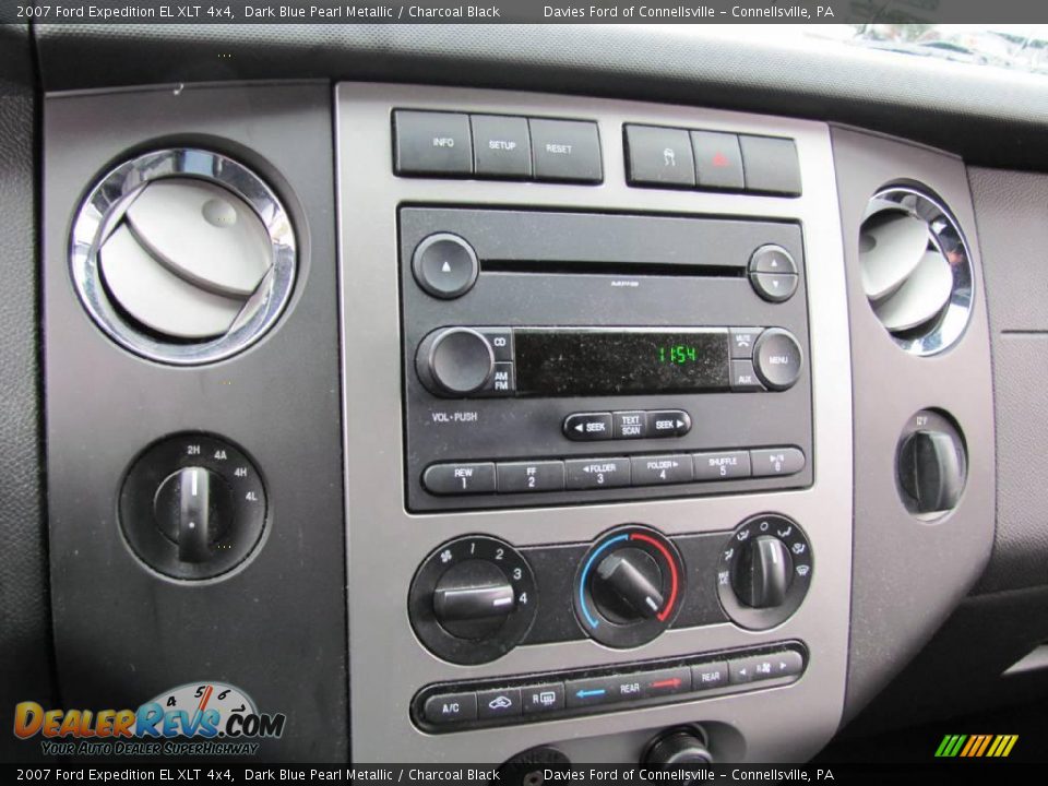 2007 Ford Expedition EL XLT 4x4 Dark Blue Pearl Metallic / Charcoal Black Photo #9
