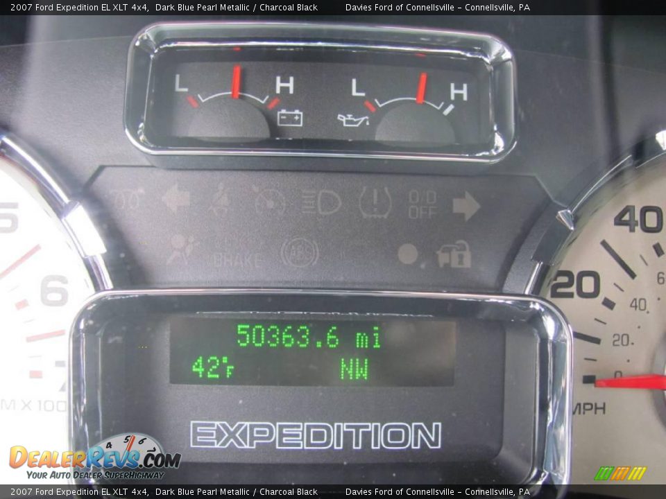 2007 Ford Expedition EL XLT 4x4 Dark Blue Pearl Metallic / Charcoal Black Photo #15