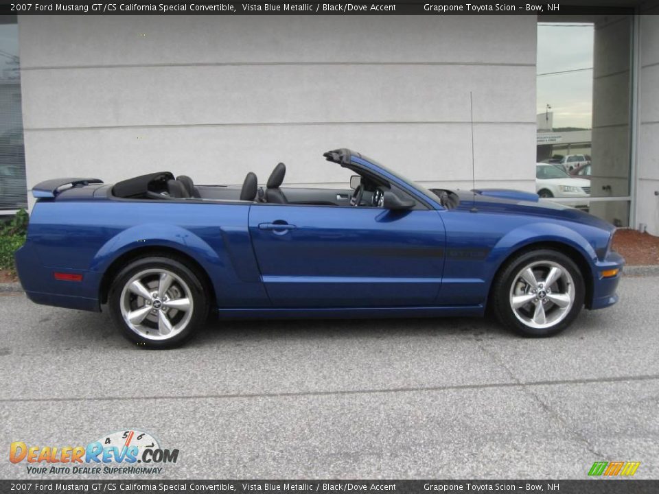 2007 Ford Mustang GT/CS California Special Convertible Vista Blue Metallic / Black/Dove Accent Photo #2