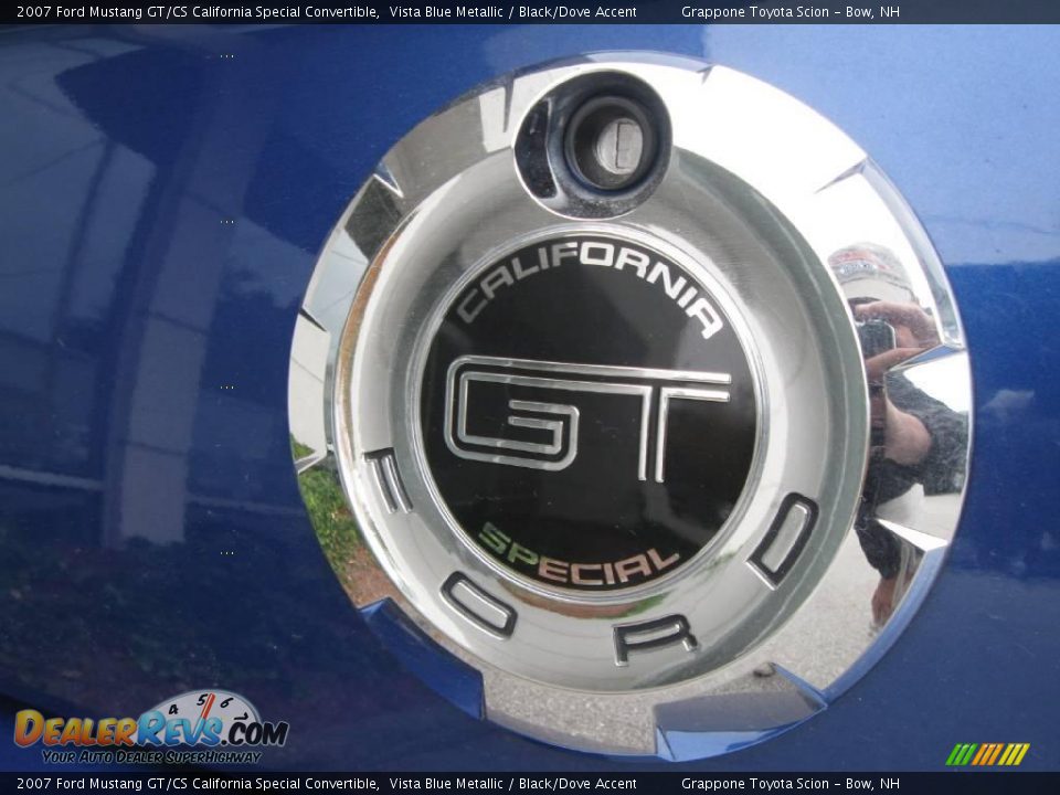 2007 Ford Mustang GT/CS California Special Convertible Vista Blue Metallic / Black/Dove Accent Photo #4