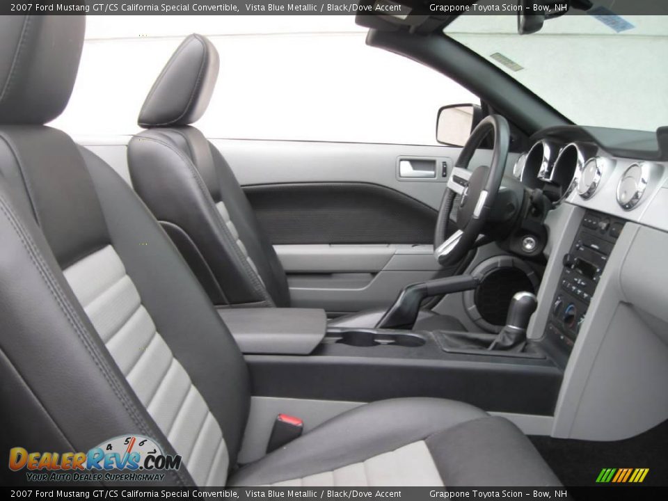 2007 Ford Mustang GT/CS California Special Convertible Vista Blue Metallic / Black/Dove Accent Photo #8