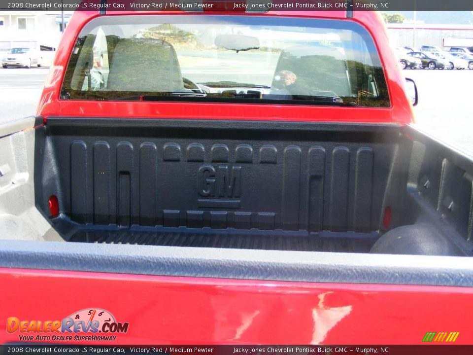 2008 Chevrolet Colorado LS Regular Cab Victory Red / Medium Pewter Photo #2
