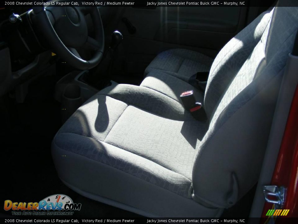 2008 Chevrolet Colorado LS Regular Cab Victory Red / Medium Pewter Photo #3