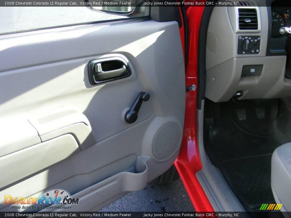2008 Chevrolet Colorado LS Regular Cab Victory Red / Medium Pewter Photo #4