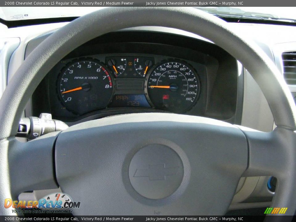 2008 Chevrolet Colorado LS Regular Cab Victory Red / Medium Pewter Photo #5