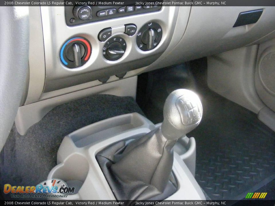 2008 Chevrolet Colorado LS Regular Cab Victory Red / Medium Pewter Photo #7