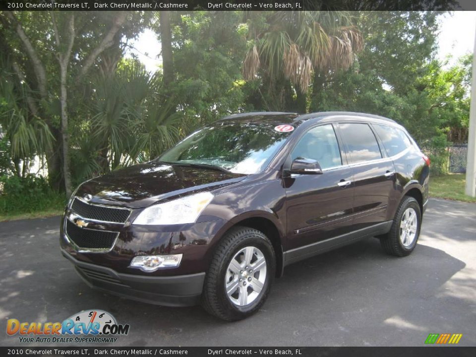 2010 Chevrolet Traverse LT Dark Cherry Metallic / Cashmere Photo #1
