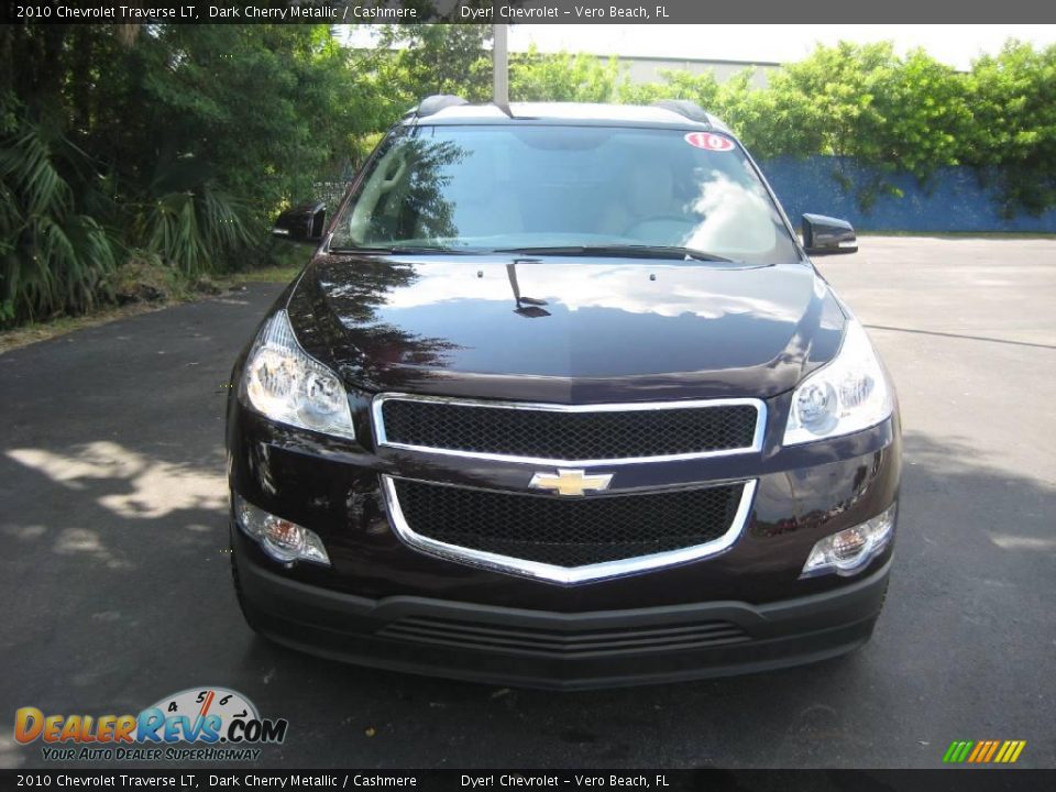 2010 Chevrolet Traverse LT Dark Cherry Metallic / Cashmere Photo #2