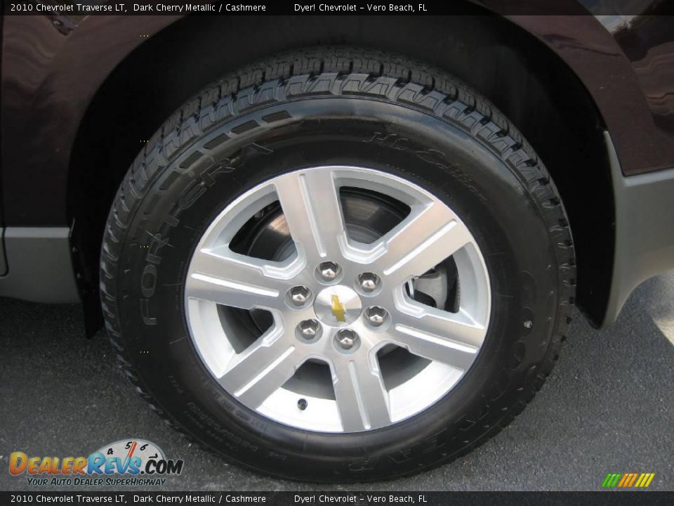 2010 Chevrolet Traverse LT Dark Cherry Metallic / Cashmere Photo #4