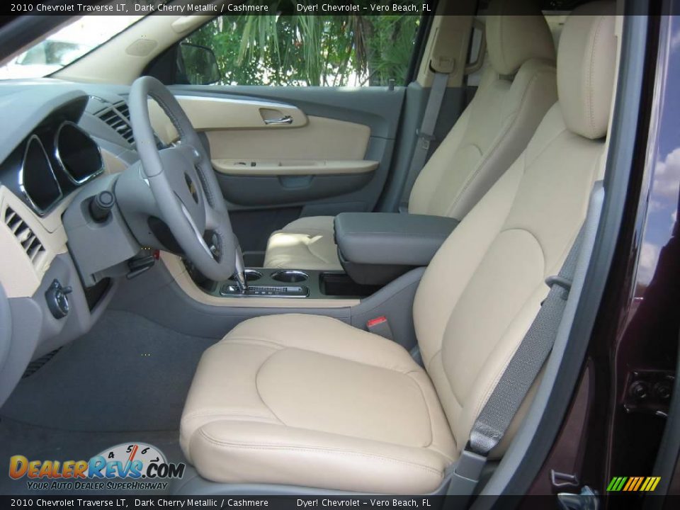 2010 Chevrolet Traverse LT Dark Cherry Metallic / Cashmere Photo #10