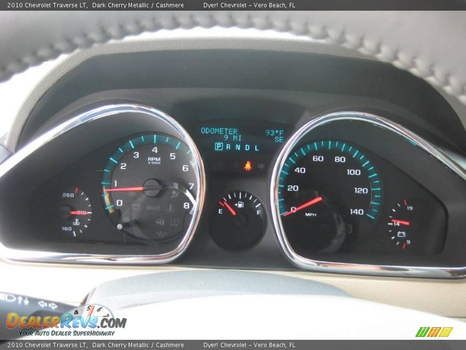 2010 Chevrolet Traverse LT Dark Cherry Metallic / Cashmere Photo #19