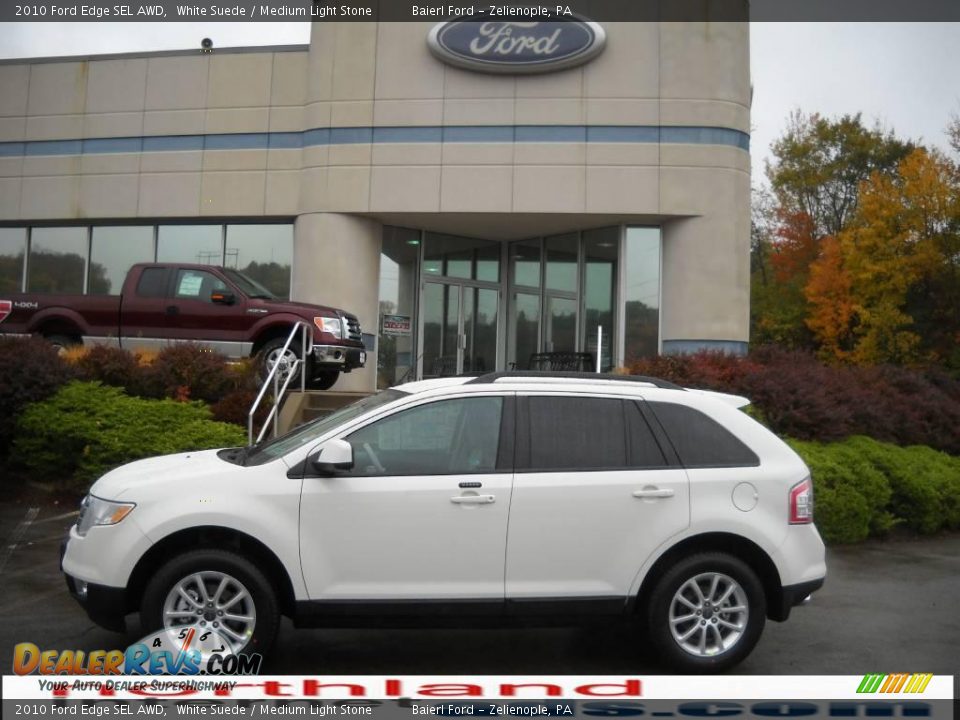 2010 Ford Edge SEL AWD White Suede / Medium Light Stone Photo #1