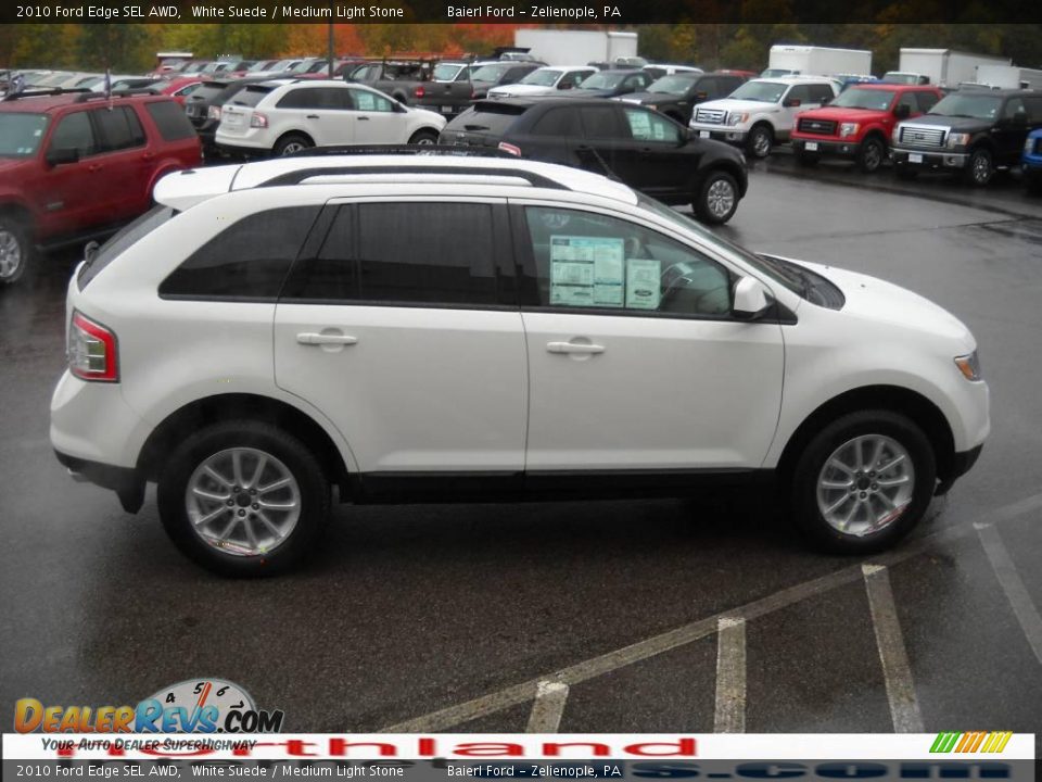 2010 Ford Edge SEL AWD White Suede / Medium Light Stone Photo #5