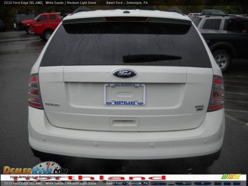2010 Ford Edge SEL AWD White Suede / Medium Light Stone Photo #7