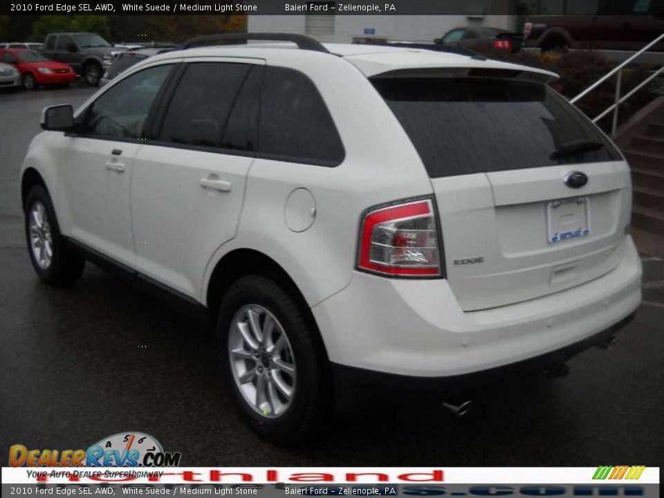 2010 Ford Edge SEL AWD White Suede / Medium Light Stone Photo #8