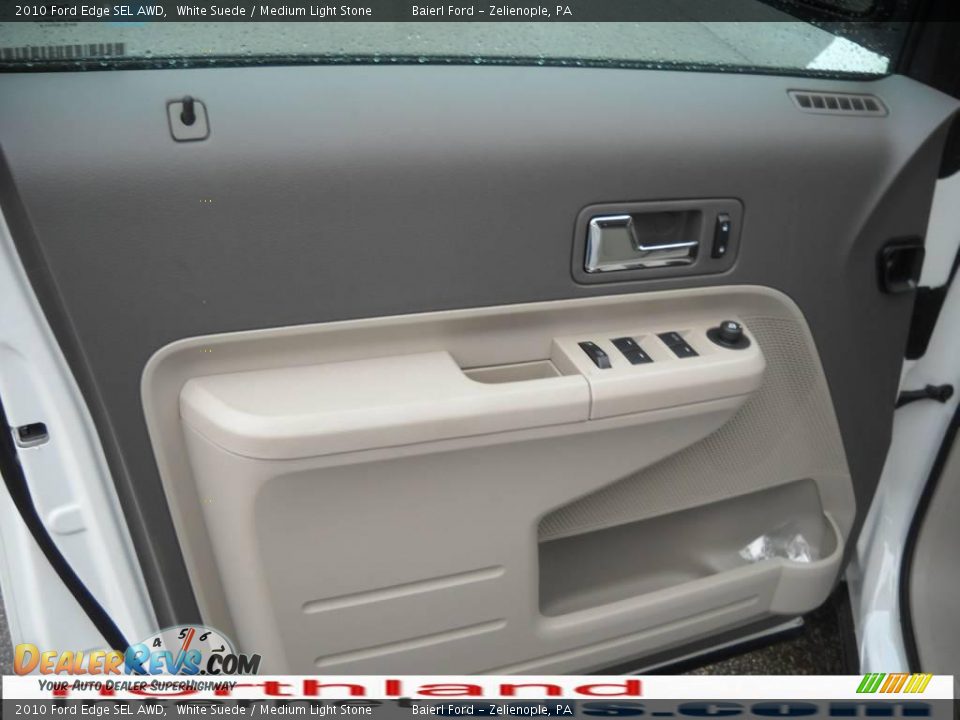 2010 Ford Edge SEL AWD White Suede / Medium Light Stone Photo #9