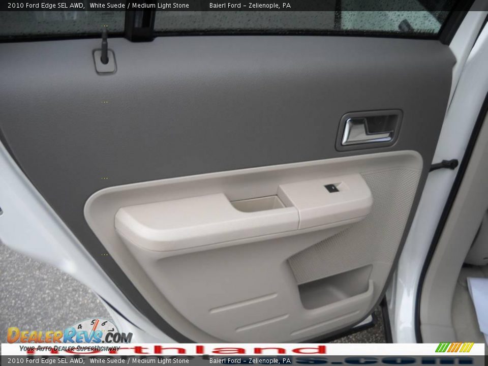 2010 Ford Edge SEL AWD White Suede / Medium Light Stone Photo #13