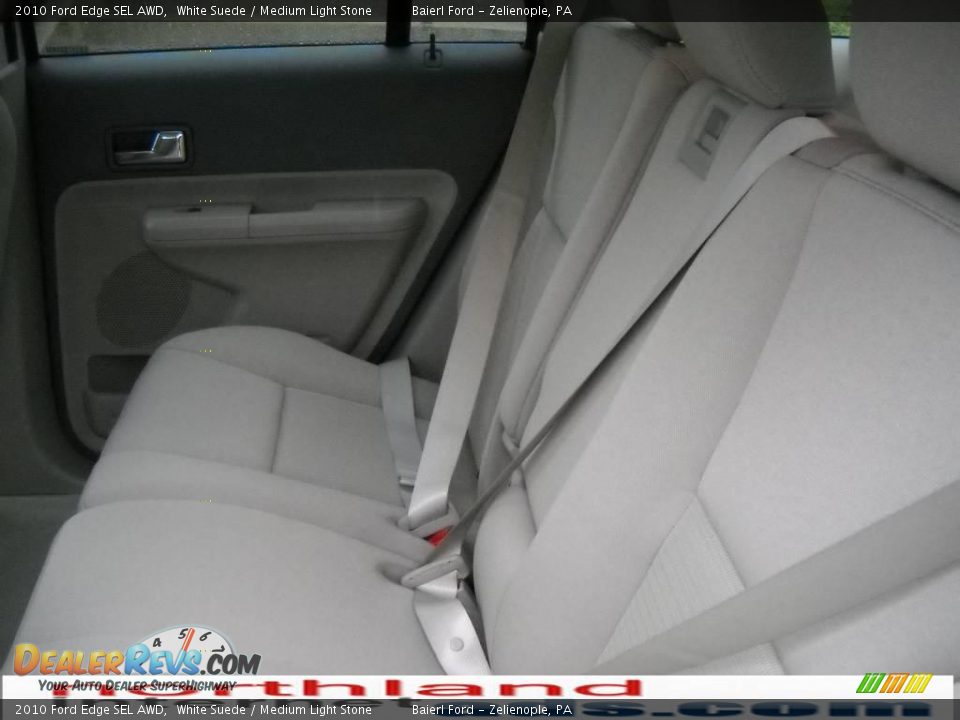 2010 Ford Edge SEL AWD White Suede / Medium Light Stone Photo #15