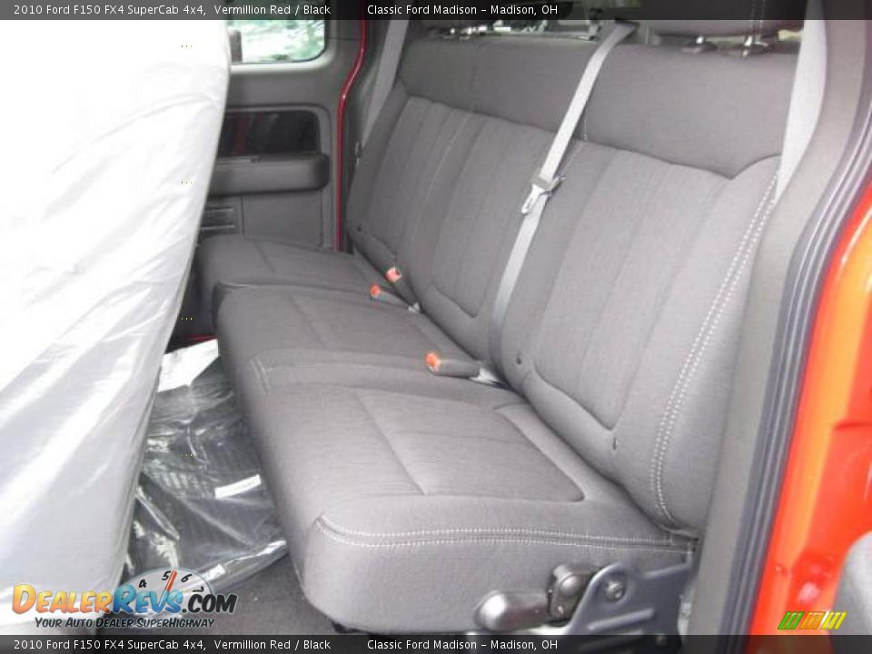 2010 Ford F150 FX4 SuperCab 4x4 Vermillion Red / Black Photo #11