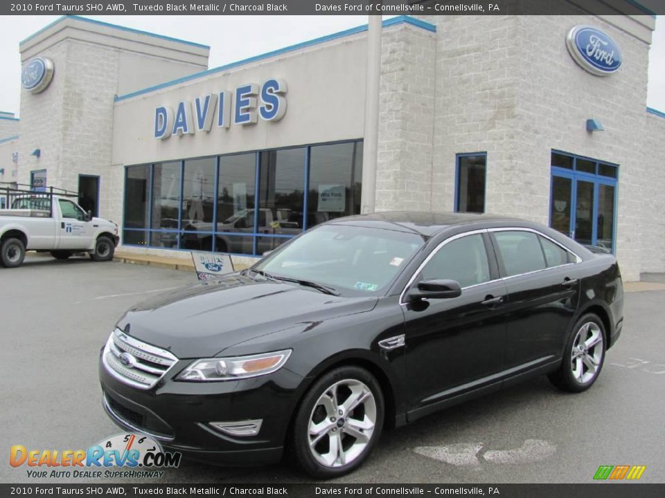 2010 Ford Taurus SHO AWD Tuxedo Black Metallic / Charcoal Black Photo #1