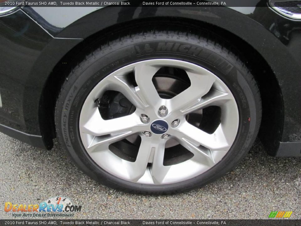 2010 Ford Taurus SHO AWD Tuxedo Black Metallic / Charcoal Black Photo #3