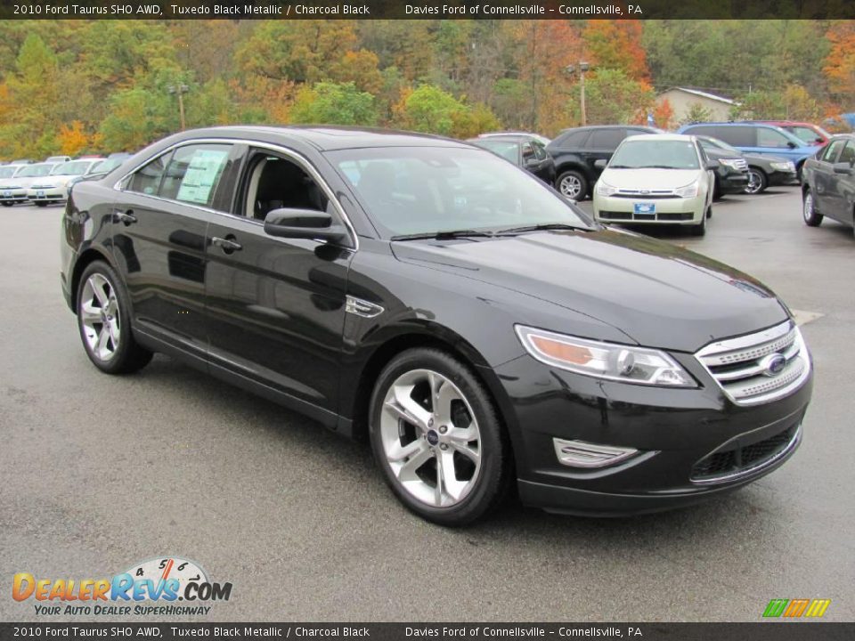 2010 Ford Taurus SHO AWD Tuxedo Black Metallic / Charcoal Black Photo #6