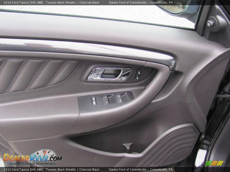 2010 Ford Taurus SHO AWD Tuxedo Black Metallic / Charcoal Black Photo #12
