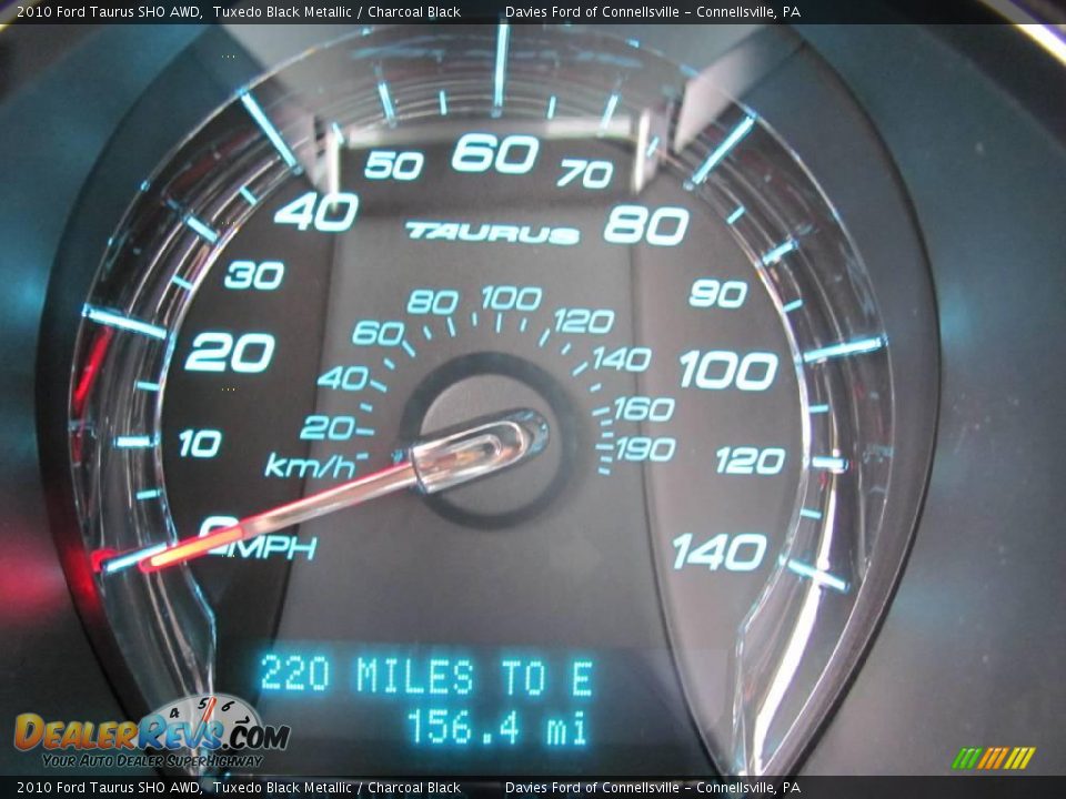 2010 Ford Taurus SHO AWD Tuxedo Black Metallic / Charcoal Black Photo #20