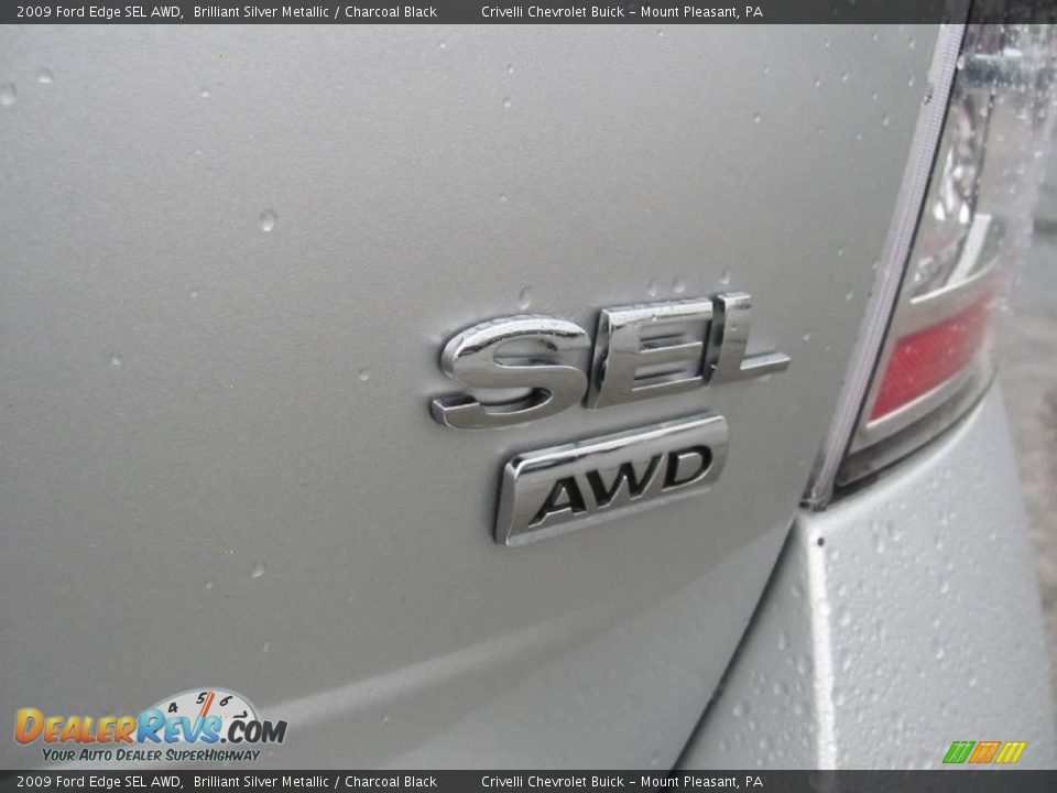 2009 Ford Edge SEL AWD Brilliant Silver Metallic / Charcoal Black Photo #5