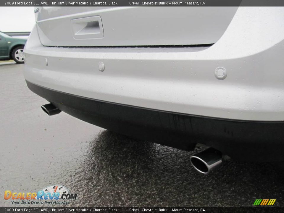 2009 Ford Edge SEL AWD Brilliant Silver Metallic / Charcoal Black Photo #6
