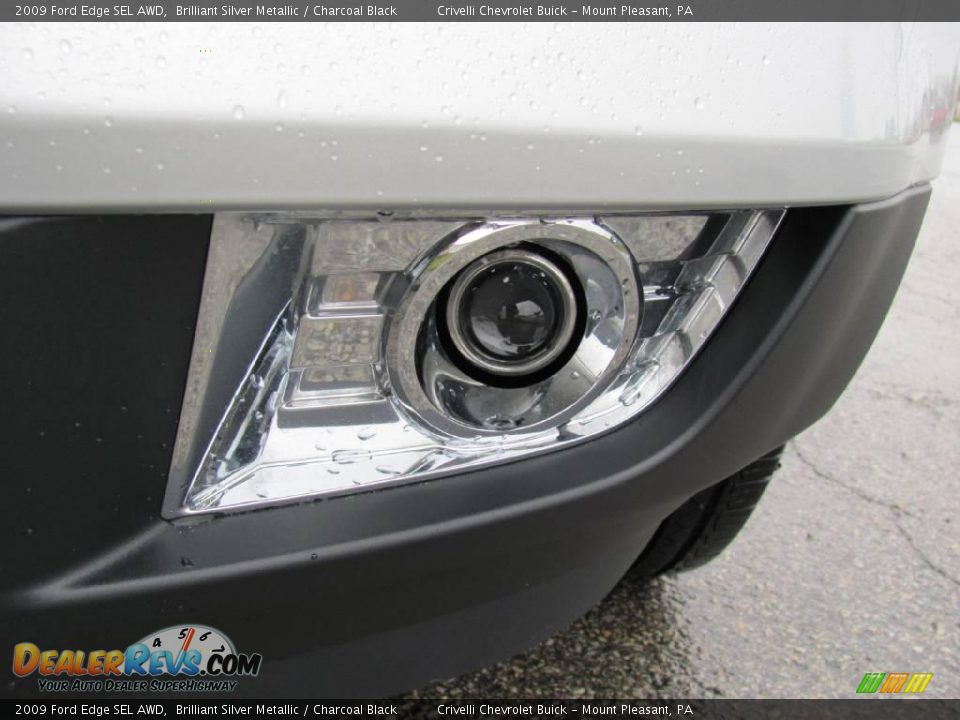 2009 Ford Edge SEL AWD Brilliant Silver Metallic / Charcoal Black Photo #14