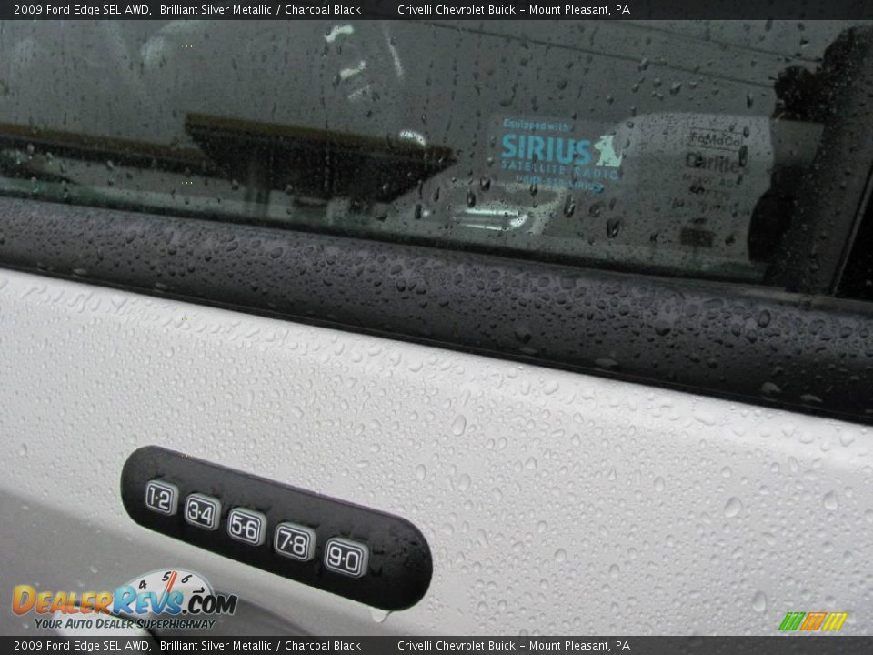 2009 Ford Edge SEL AWD Brilliant Silver Metallic / Charcoal Black Photo #15