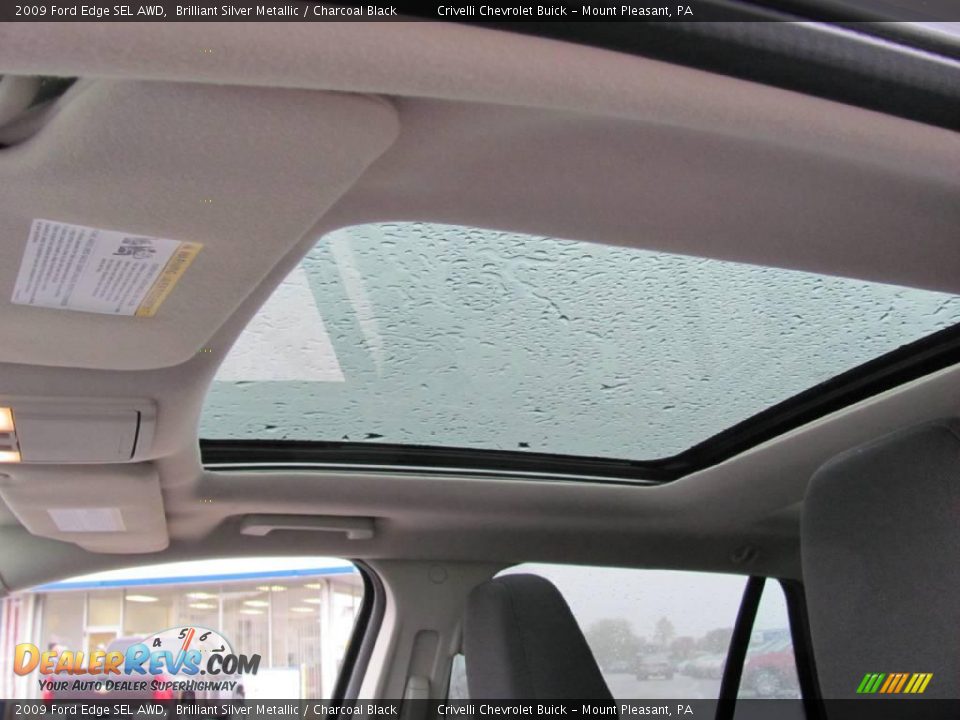 2009 Ford Edge SEL AWD Brilliant Silver Metallic / Charcoal Black Photo #16