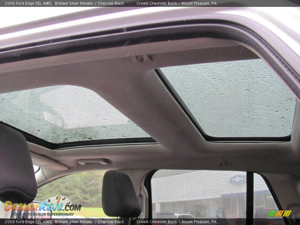 2009 Ford Edge SEL AWD Brilliant Silver Metallic / Charcoal Black Photo #17