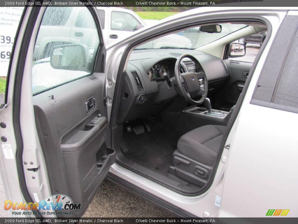 2009 Ford Edge SEL AWD Brilliant Silver Metallic / Charcoal Black Photo #18