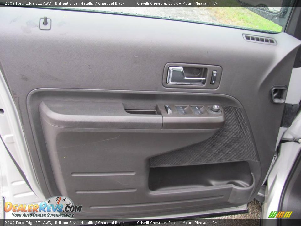 2009 Ford Edge SEL AWD Brilliant Silver Metallic / Charcoal Black Photo #19