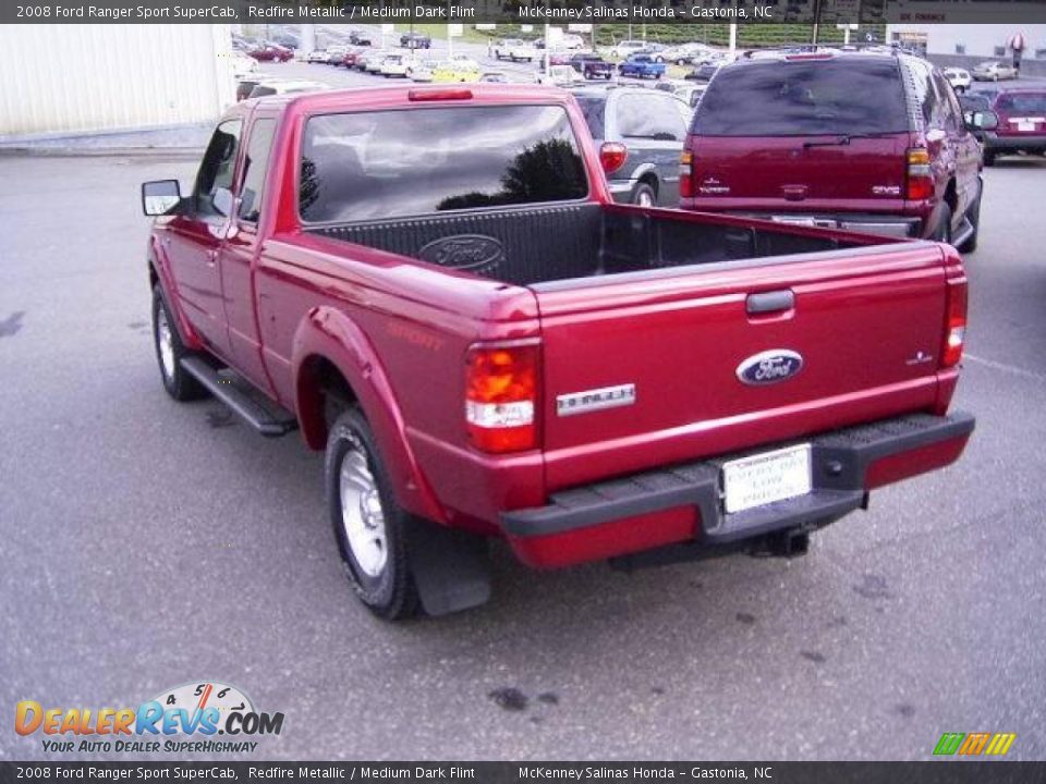 2008 Ford Ranger Sport SuperCab Redfire Metallic / Medium Dark Flint Photo #2