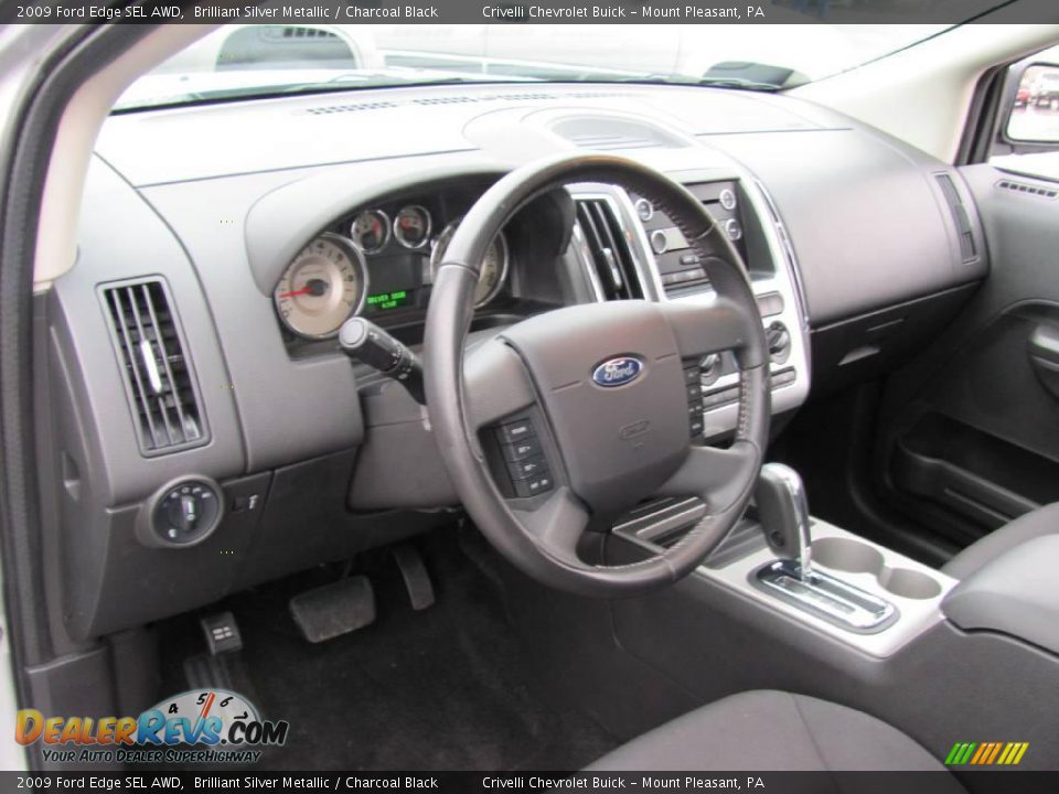 2009 Ford Edge SEL AWD Brilliant Silver Metallic / Charcoal Black Photo #20