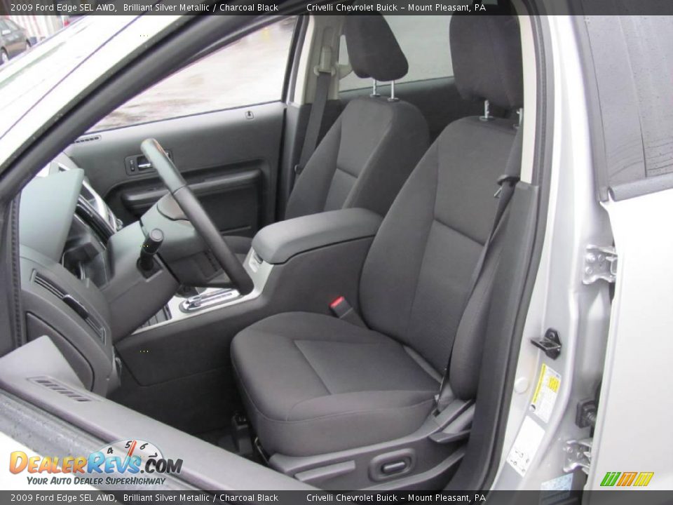 2009 Ford Edge SEL AWD Brilliant Silver Metallic / Charcoal Black Photo #21